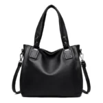 Women large capacity soft leather designer tote bag