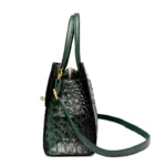 Women large capacity crocodile embossed designer tote - Image 2