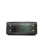 Women large capacity crocodile embossed designer tote - Image 4