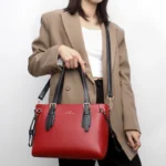 Large capacity elegant shoulder tote bag - Image 24