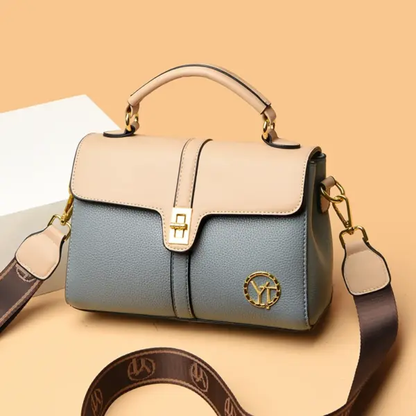 Luxury contrast color all match designer bag - Image 11