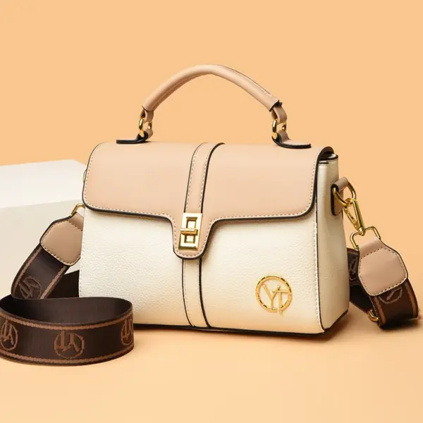 Luxury contrast color all match designer bag - Image 12