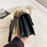 Sequined flap designer chain bag - Image 11