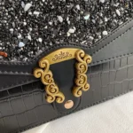 Sequined flap designer chain bag - Image 13