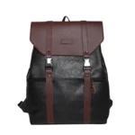 Vintage style premium leather backpack