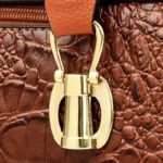 Women luxury crocodile pattern designer tote bag - Image 8