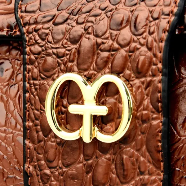 Women luxury crocodile pattern designer tote bag - Image 10