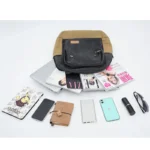 Contrast color high quality canvas backpack - Image 13