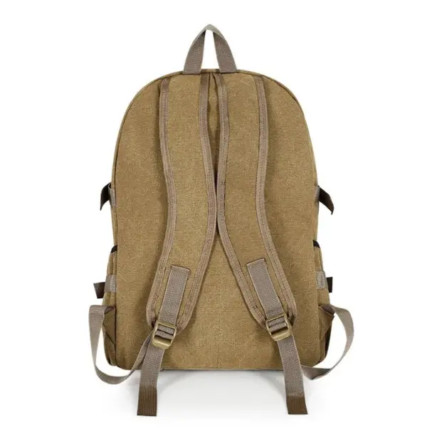 Large capacity canvas multifunctional backpack - Image 7