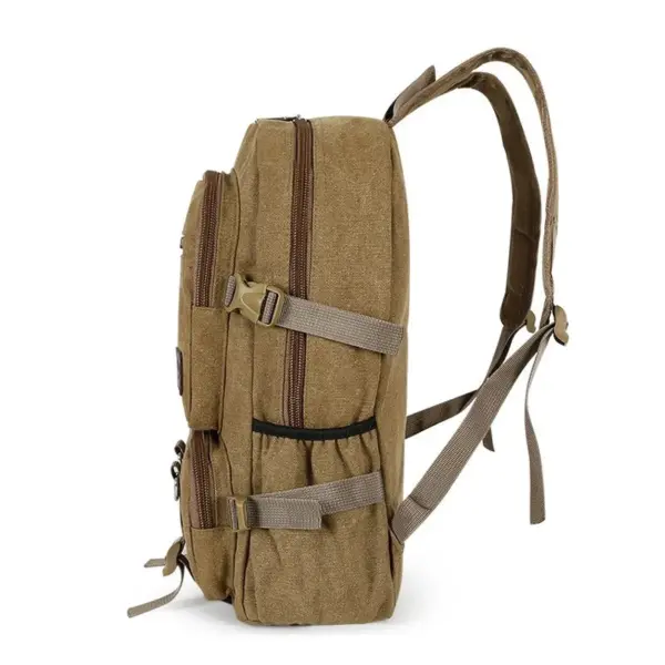 Large capacity canvas multifunctional backpack - Image 8