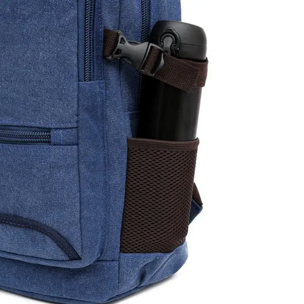 Large capacity multi functional canvas backpack - Image 8