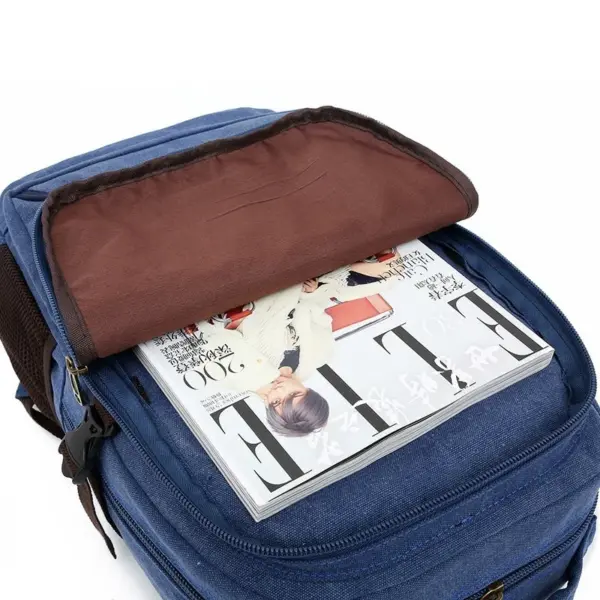 Large capacity multi functional canvas backpack - Image 15