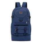 Large capacity outdoor multi functional canvas backpack