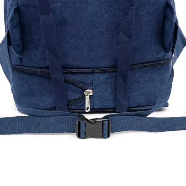 Large capacity outdoor multi functional canvas backpack - Image 15