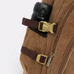 Large capacity outdoor vintage canvas backpack - Image 10