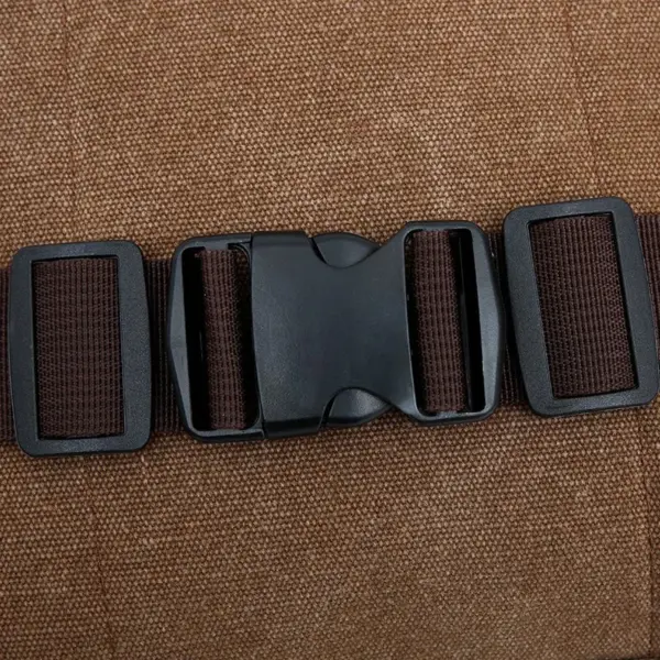 Large capacity outdoor vintage canvas backpack - Image 11