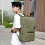 Large capacity premium canvas backpack - Image 13