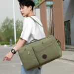 Large capacity premium canvas backpack - Image 15
