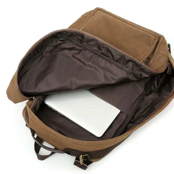 Large capacity premium canvas backpack - Image 17