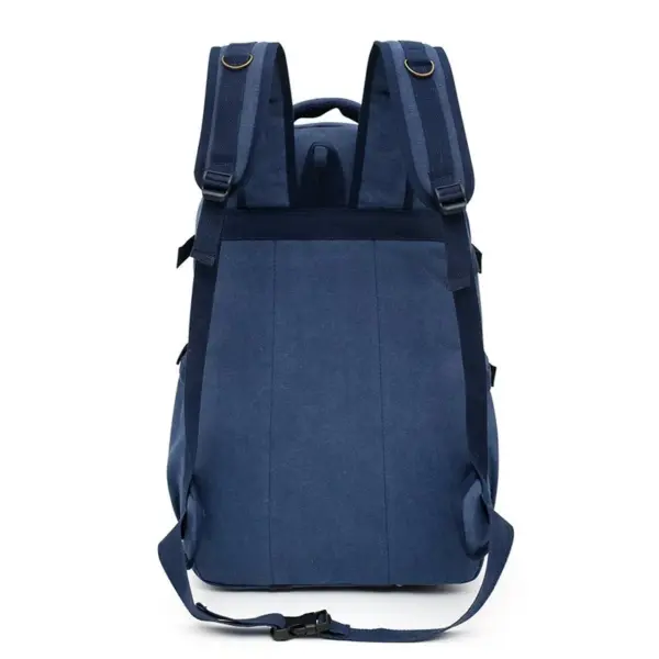 Multi functional outdoor large capacity canvas backpack - Image 11