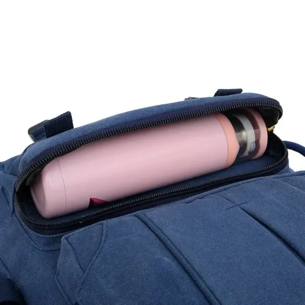 Multi functional outdoor large capacity canvas backpack - Image 16