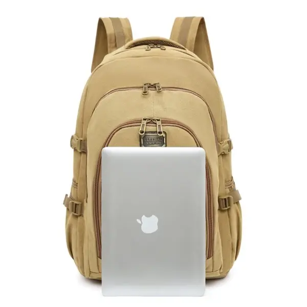 Outdoor canvas large capacity premium backpack - Image 10
