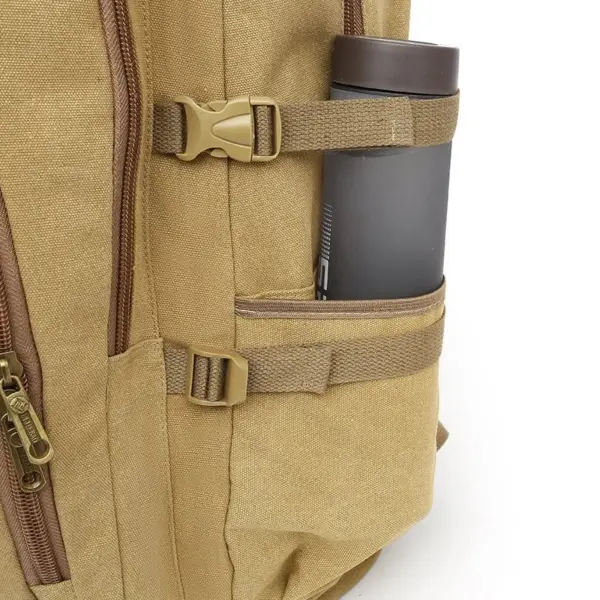 Outdoor canvas large capacity premium backpack - Image 14