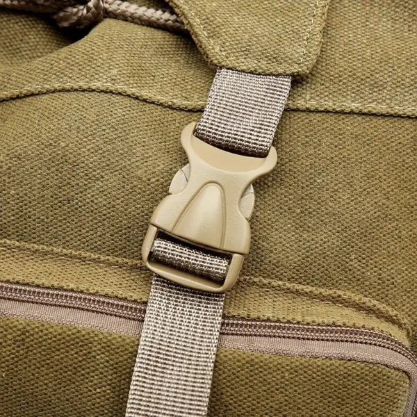 Outdoor hiking large capacity canvas backpack - Image 7