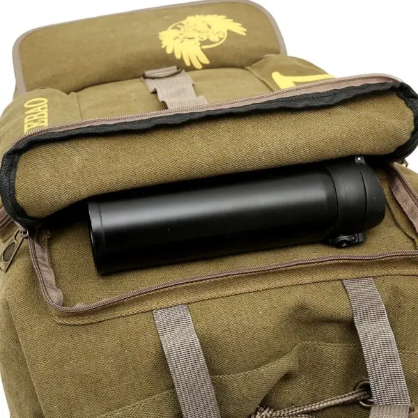Outdoor hiking large capacity canvas backpack - Image 16