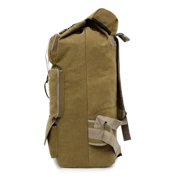 Outdoor hiking large capacity canvas backpack - Image 3