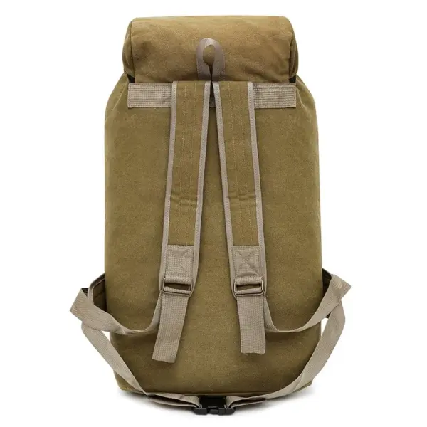 Outdoor hiking large capacity canvas backpack - Image 4