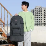 Outdoor large capacity multifunctional canvas bag - Image 10