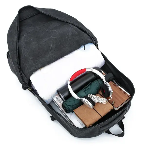 Outdoor large capacity multifunctional canvas bag - Image 18