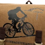 Outdoor riding hiking canvas bag - Image 10