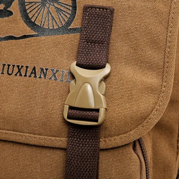 Outdoor riding hiking canvas bag - Image 11