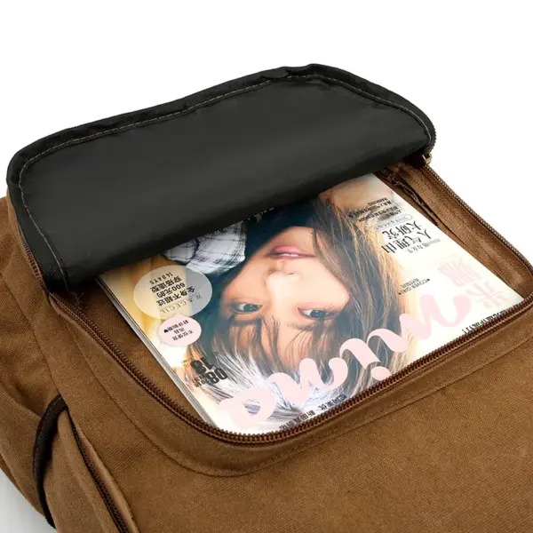 Outdoor riding hiking canvas bag - Image 13