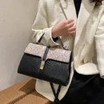 Snakeskin satchel leather designer bag - Image 6