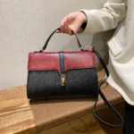 Snakeskin satchel leather designer bag - Image 8