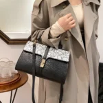 Snakeskin satchel leather designer bag - Image 12