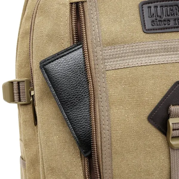 Vintage multi-functional canvas backpack - Image 6