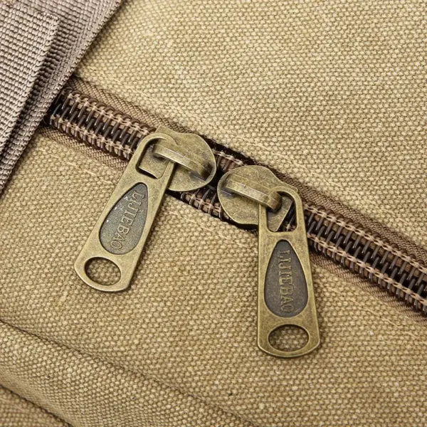 Vintage multi-functional canvas backpack - Image 8