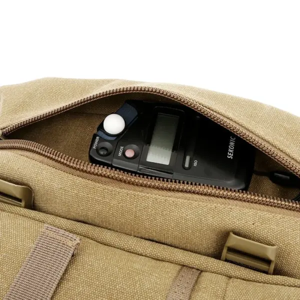 Vintage multi-functional canvas backpack - Image 15