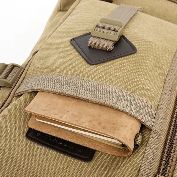 Vintage multi-functional canvas backpack - Image 16