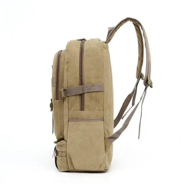 Vintage multi-functional canvas backpack - Image 3