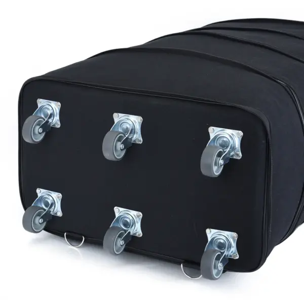 Airline check-in baggage bag handheld large capacity folding bag with universal wheel travel abroad lightweight luggage bag - Image 8