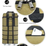 Airline check-in baggage bag handheld large capacity folding bag with universal wheel travel abroad lightweight luggage bag - Image 17
