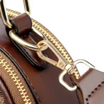 Checkered pattern round designer bag - Image 10