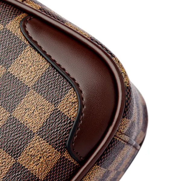 Checkered pattern round designer bag - Image 16