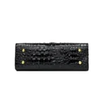 Crocodile embossed designer shoulder bag - Image 4