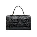 Crocodile embossed designer shoulder bag - Image 3